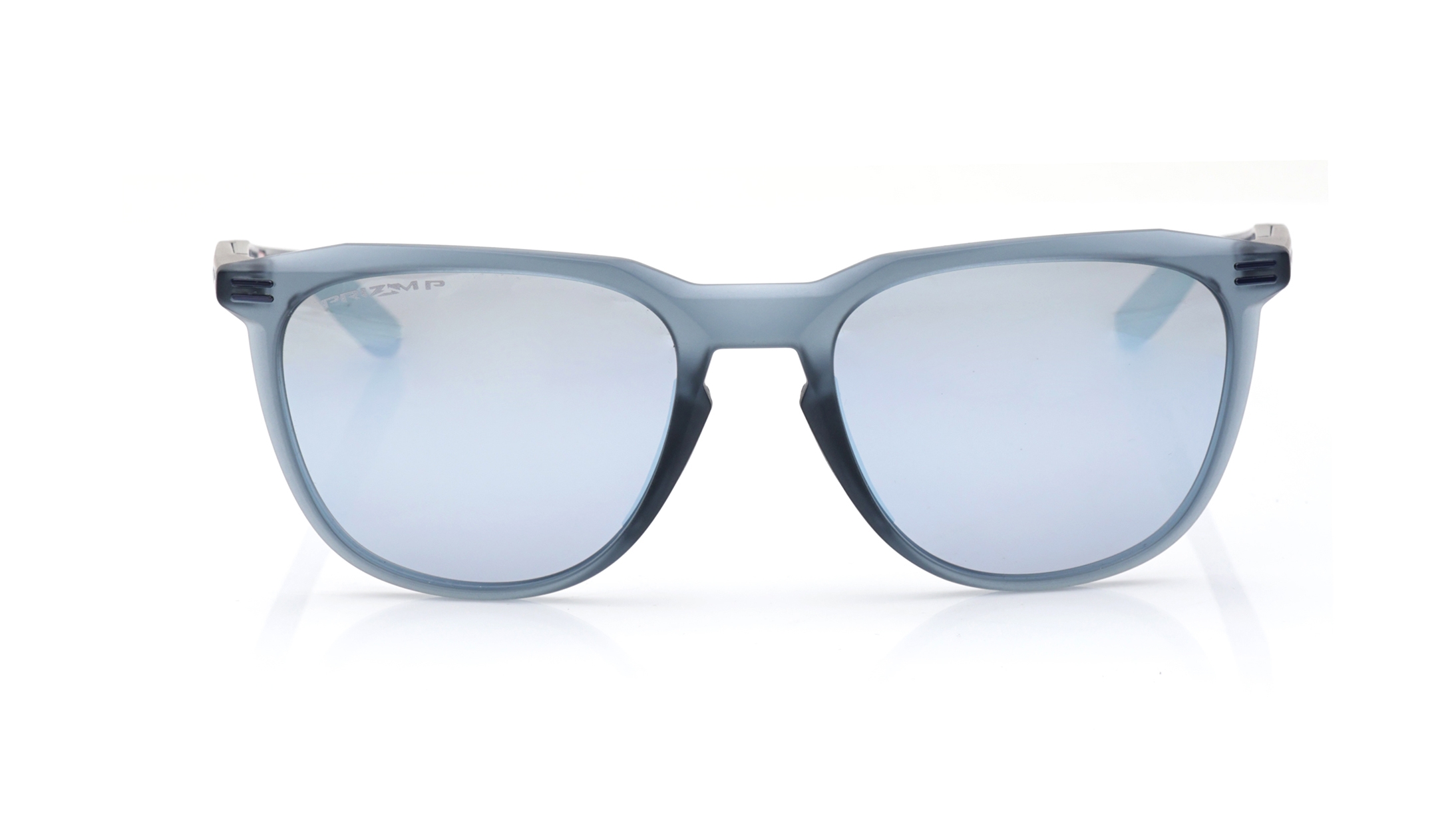 Image 1 of White Round Polarized Sunglasses for Men from Oakley Available at Titan Eye+