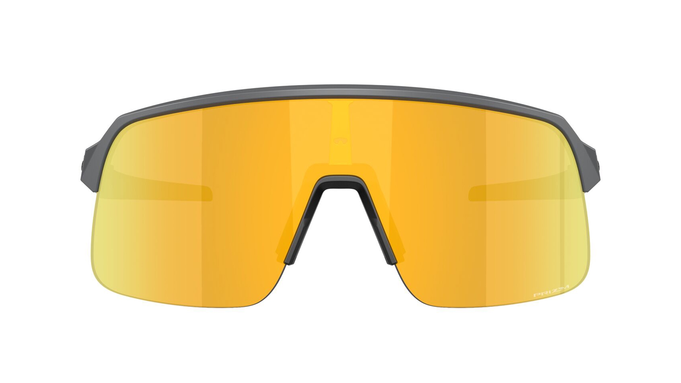 Image 1 of Gold Rectangle Sunglasses for Men and Women from Oakley Available at Titan Eye+