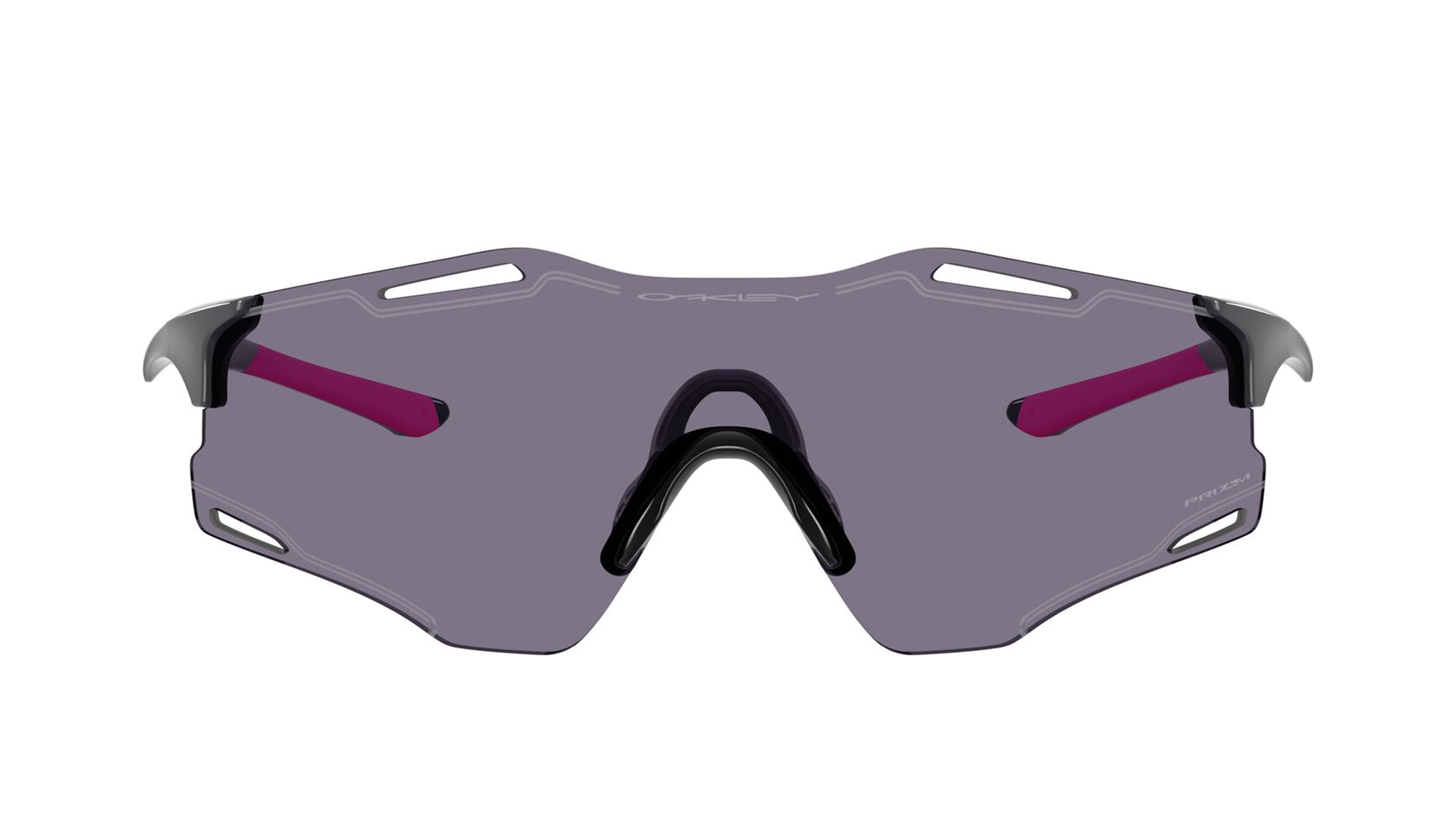 Image 1 of Grey Rectangle Sunglasses for Men and Women from Oakley Available at Titan Eye+