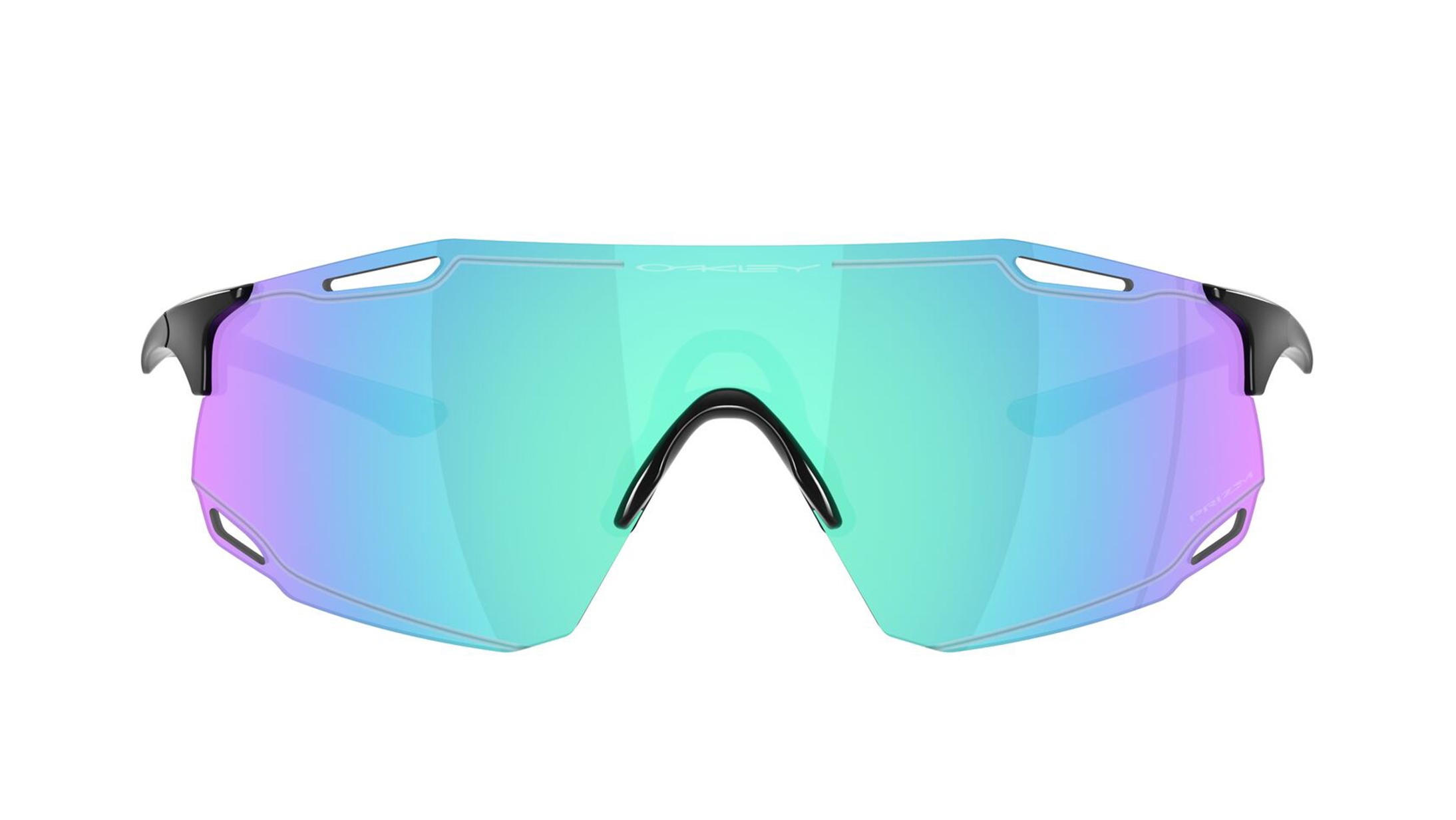 Image 1 of Blue Rectangle Sunglasses for Men and Women from Oakley Available at Titan Eye+