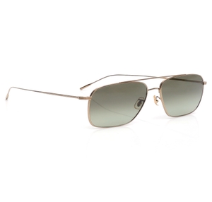 Image 2 of Green Aviator Sunglasses for Men And Women from Oliver Peoples Available at Titan Eye+
