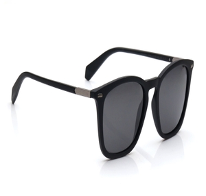 Image 2 of Grey Square Sunglasses for Men from Polaroid Available at Titan Eye+