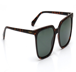 Image 2 of Green Rectangle Polarized Sunglasses for Women from Polaroid Available at Titan Eye+