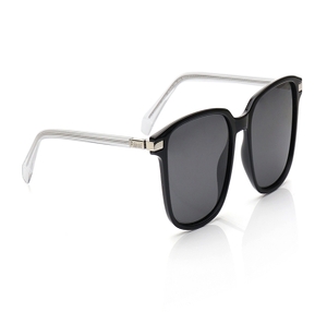 Image 2 of Grey Rectangle Sunglasses for Men from Polaroid Available at Titan Eye+