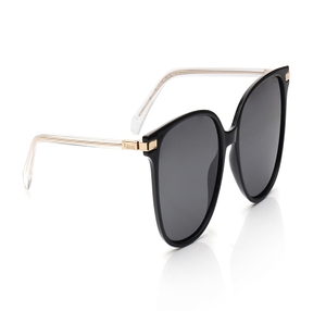 Image 2 of Grey Square Sunglasses for Women from Polaroid Available at Titan Eye+