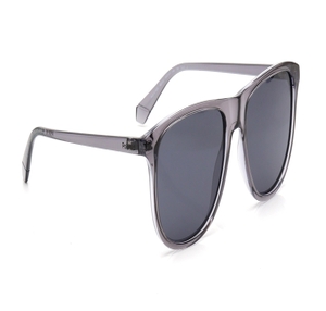 Image 2 of Smoke Rectangle Sunglasses for Men from Polaroid Available at Titan Eye+