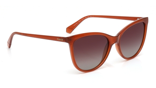 Image 2 of Brown Cateye Polarized Sunglasses for Women from Polaroid Available at Titan Eye+