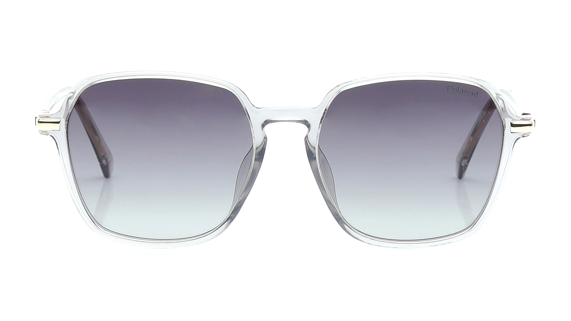 Image 1 of Green Square Sunglasses for Women from Polaroid Available at Titan Eye+