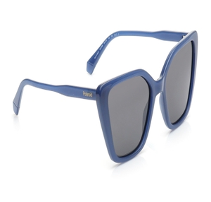 Image 2 of Grey Butterfly Sunglasses for Women from Polaroid Available at Titan Eye+
