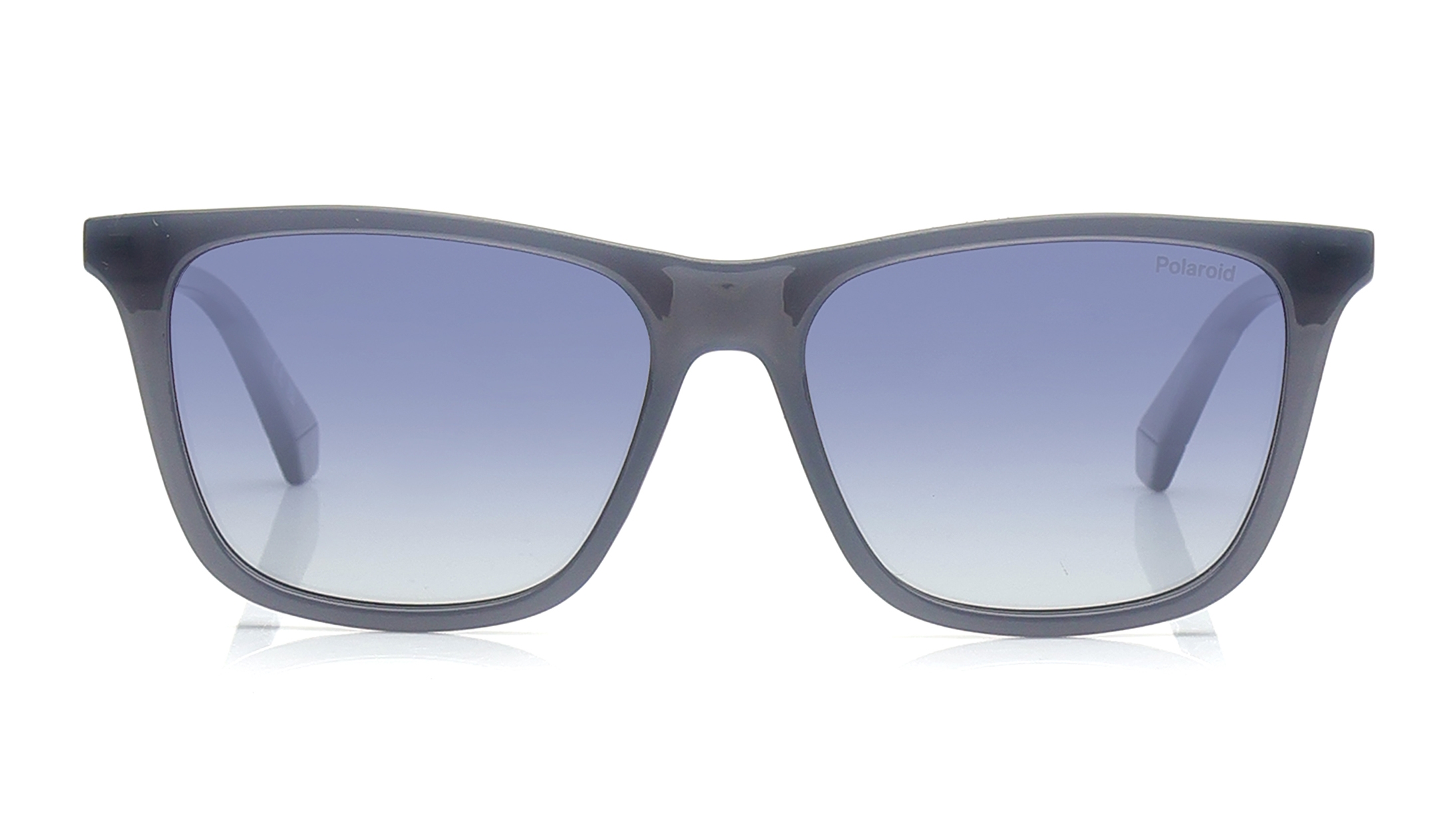 Image 1 of Blue Rectangle Sunglasses for Men from Polaroid Available at Titan Eye+