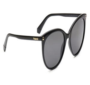 Image 2 of Grey CatEye Polarized Sunglasses for Women from Polaroid Available at Titan Eye+