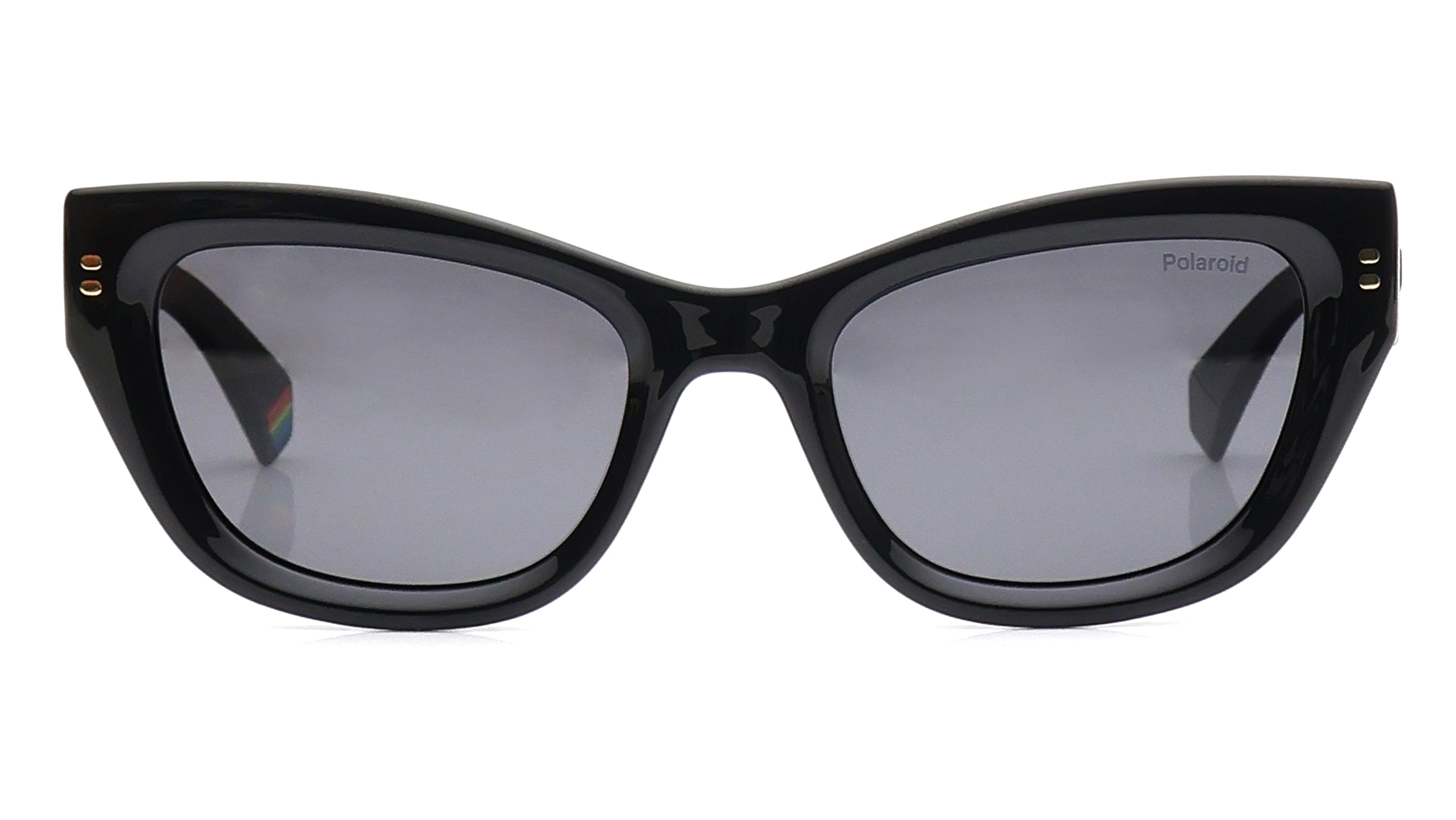 Image 1 of Grey CatEye Polarized Sunglasses for Women from Polaroid Available at Titan Eye+