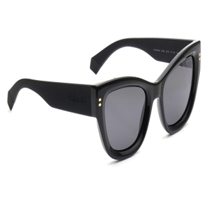Image 2 of Grey CatEye Polarized Sunglasses for Women from Polaroid Available at Titan Eye+