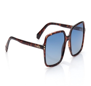 Image 2 of Blue Square Sunglasses for Men from Polaroid Available at Titan Eye+
