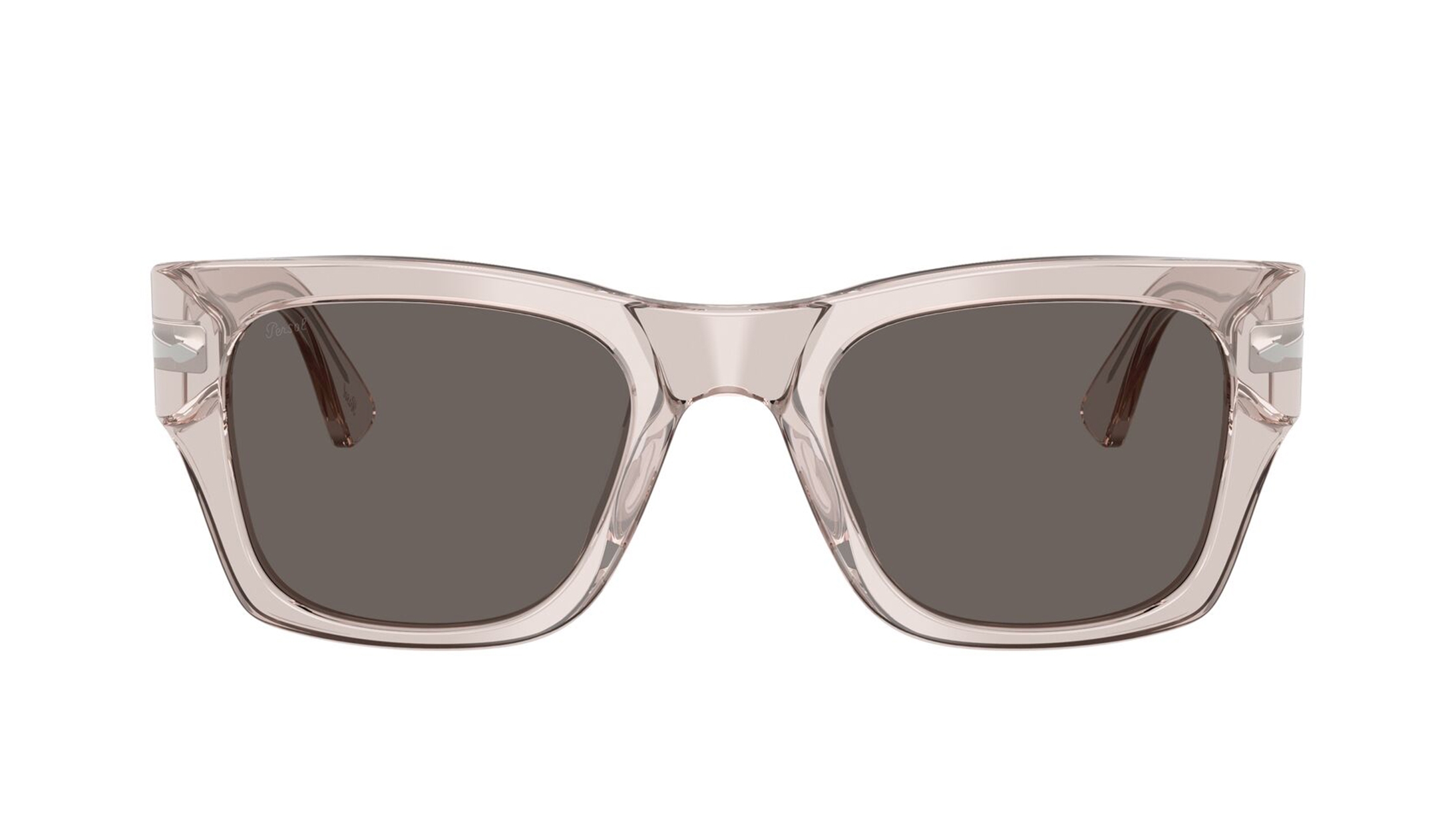 Image 1 of Grey Square Sunglasses for Men and Women from Persol Available at Titan Eye+