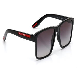 Image 2 of Grey Rectangle Sunglasses for Men And Women from Prada Available at Titan Eye+