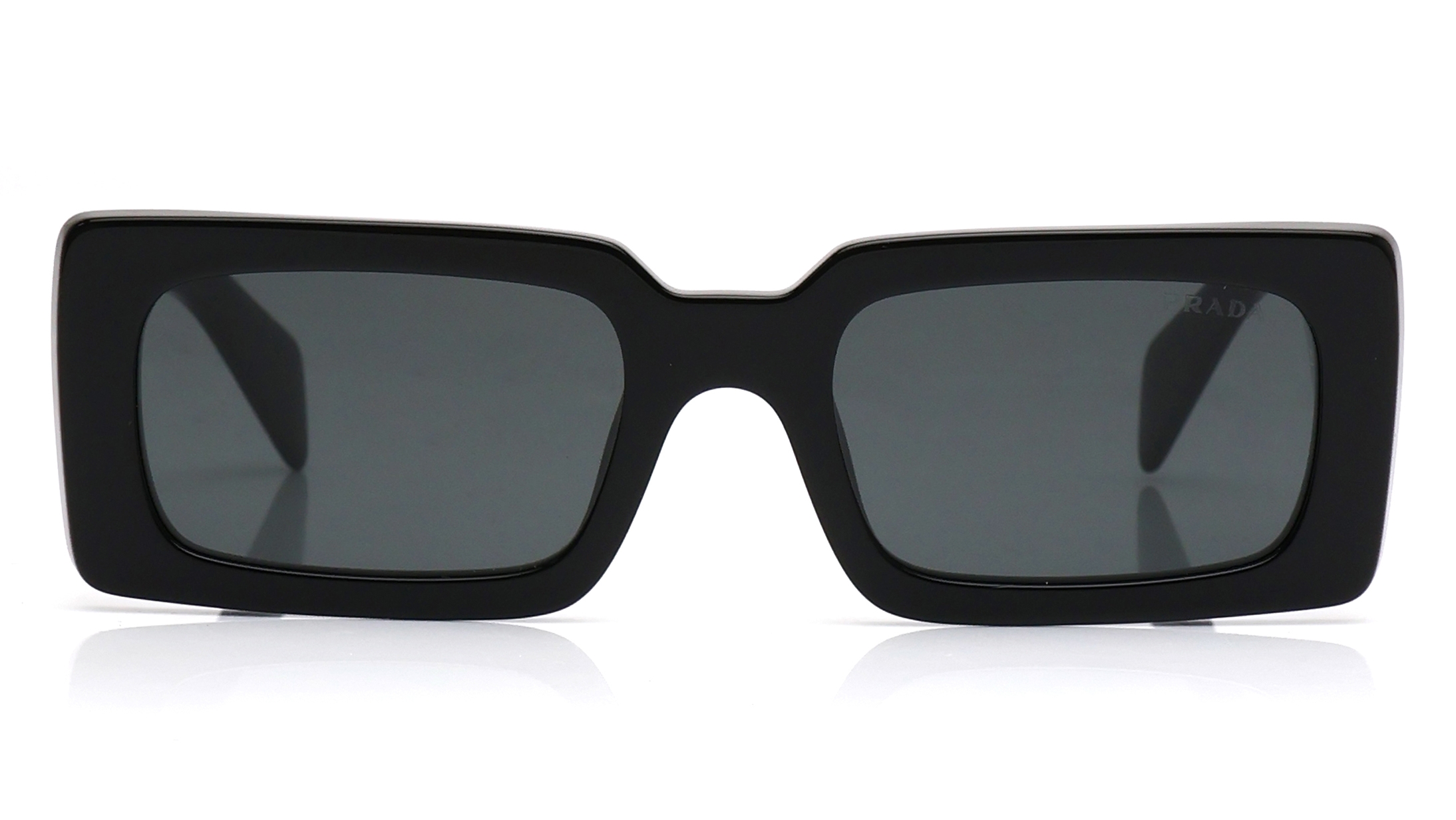 Image 1 of Grey Pillow Sunglasses for Women from Prada Available at Titan Eye+