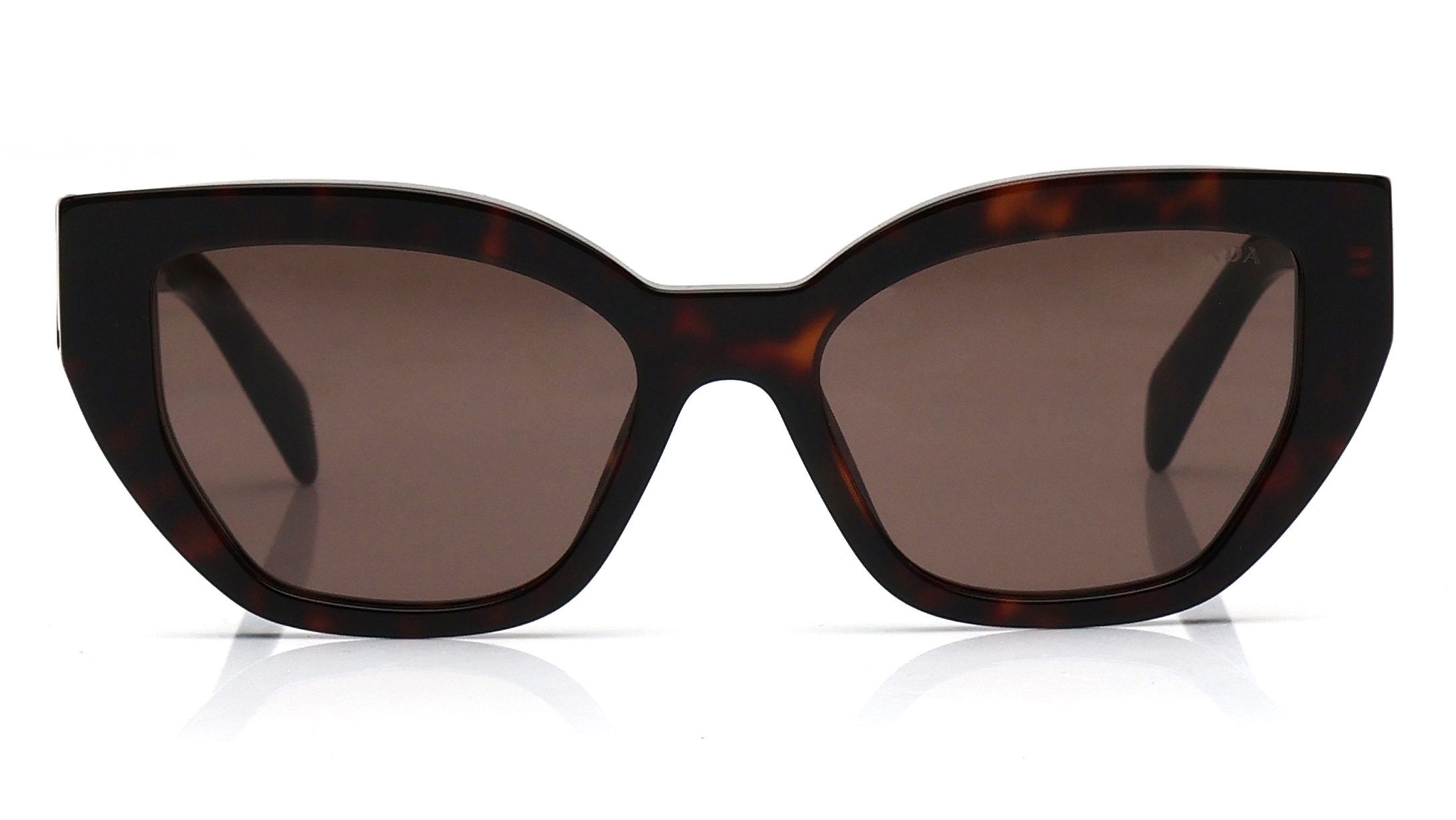 Image 1 of Brown Butterfly Sunglasses for Women from Prada Available at Titan Eye+