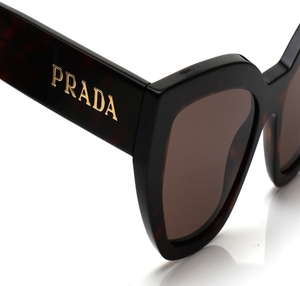 Image 2 of Brown Butterfly Sunglasses for Women from Prada Available at Titan Eye+