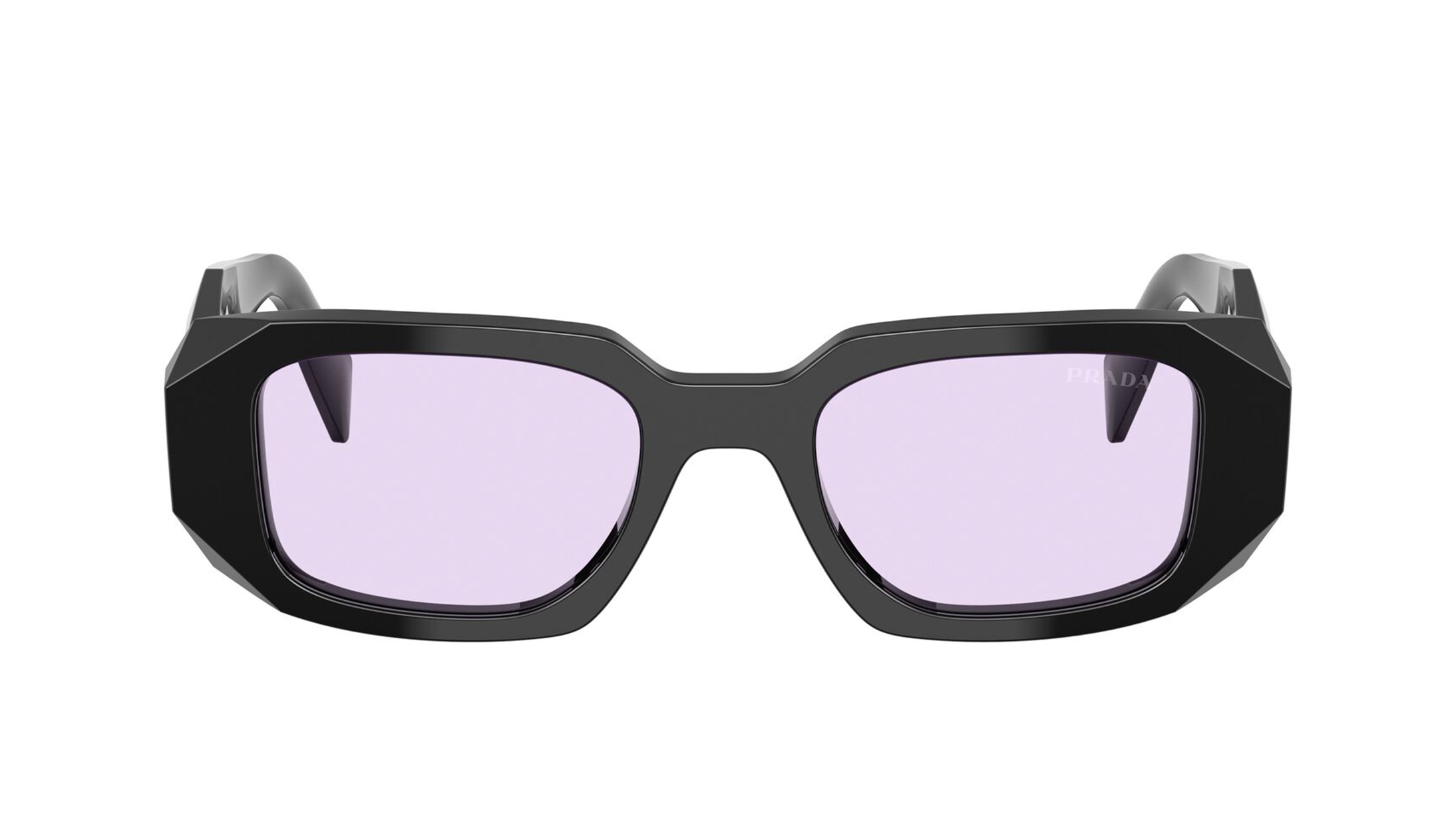 Image 1 of Violet Rectangle Sunglasses for Women from Prada Available at Titan Eye+