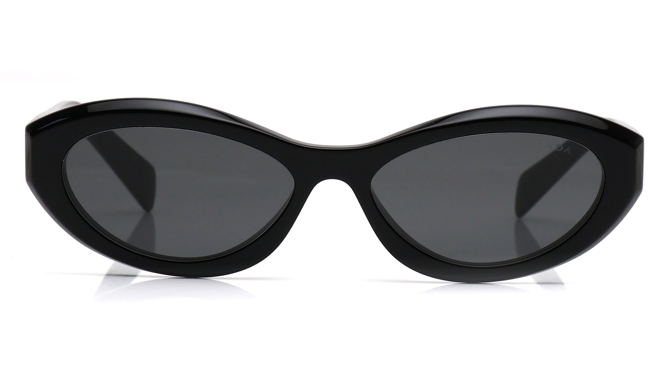 Image 1 of Grey Irregular Sunglasses for Women from Prada Available at Titan Eye+