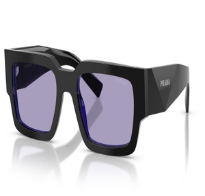 Image 2 of Violet Rectangle Sunglasses for Men from Prada Available at Titan Eye+
