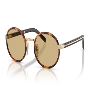 Image 2 of Yellow Oval Sunglasses for Women from Prada Available at Titan Eye+