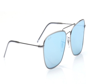 Image 2 of Blue Navigator Sunglasses for Men and Women from Rayban Available at Titan Eye+