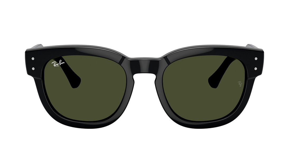 Image 1 of Black Square Sunglasses for Men and Women from Rayban Available at Titan Eye+