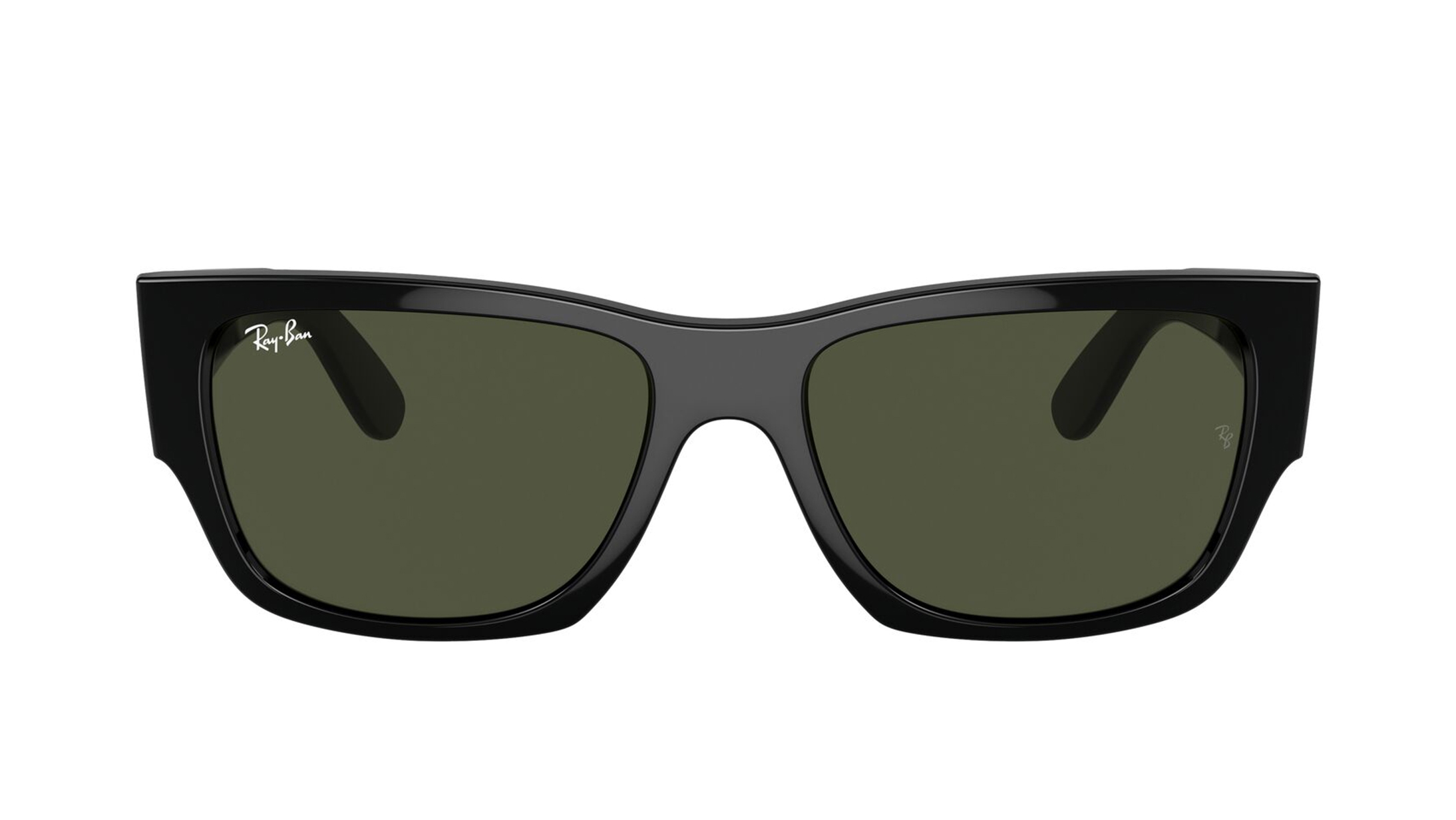 Image 1 of Green Rectangle Sunglasses for Men And Women from Rayban Available at Titan Eye+