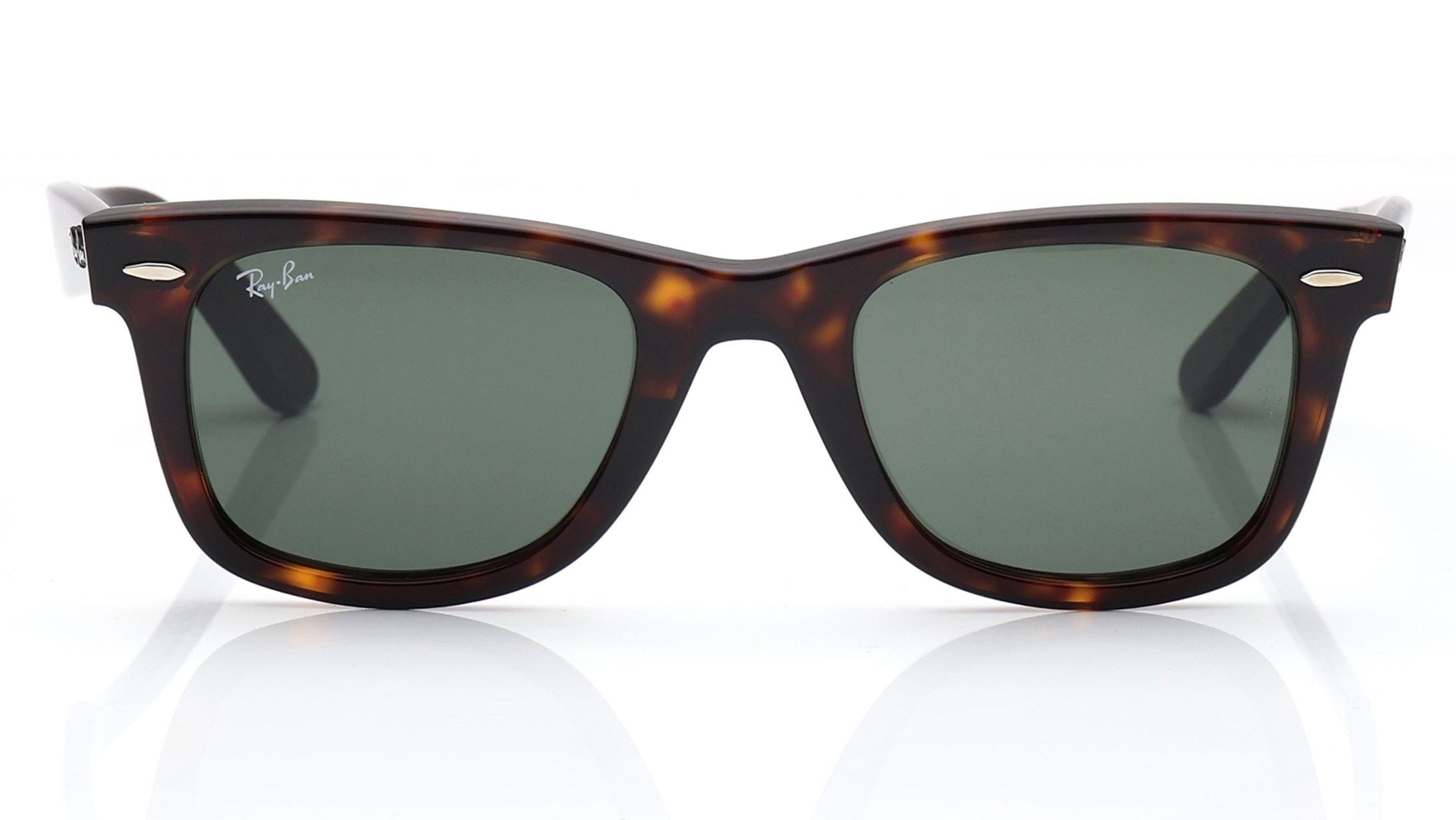 Image 1 of Green Square Sunglasses for Men and Women from Rayban Available at Titan Eye+
