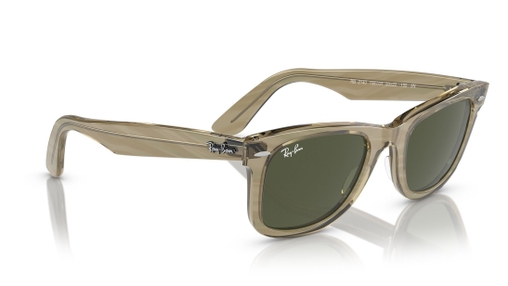 Image 2 of Green Wayfarer Sunglasses for Men and Women from Rayban Available at Titan Eye+