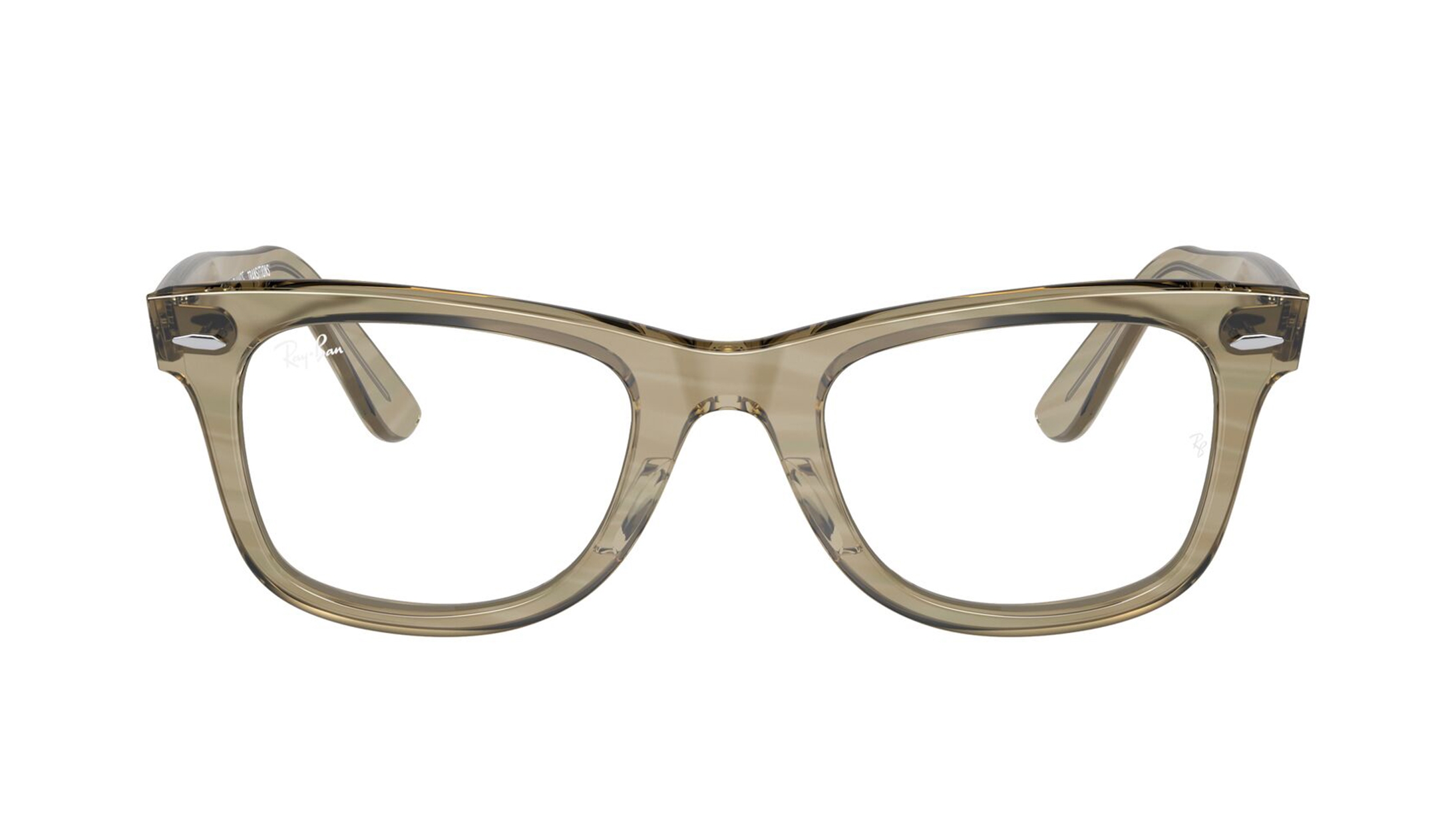 Image 1 of Blue Wayfarer Sunglasses for Men and Women from Rayban Available at Titan Eye+