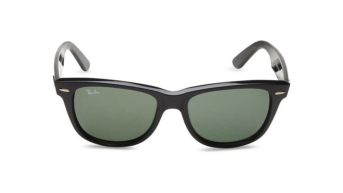 Image 1 of Green Square Sunglasses for Men and Women from Rayban Available at Titan Eye+