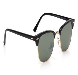 Image 2 of Green Clubmaster Sunglasses for Men and Women from Rayban Available at Titan Eye+