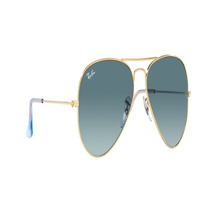 Image 2 of Blue Navigator Sunglasses for Men and Women from Rayban Available at Titan Eye+
