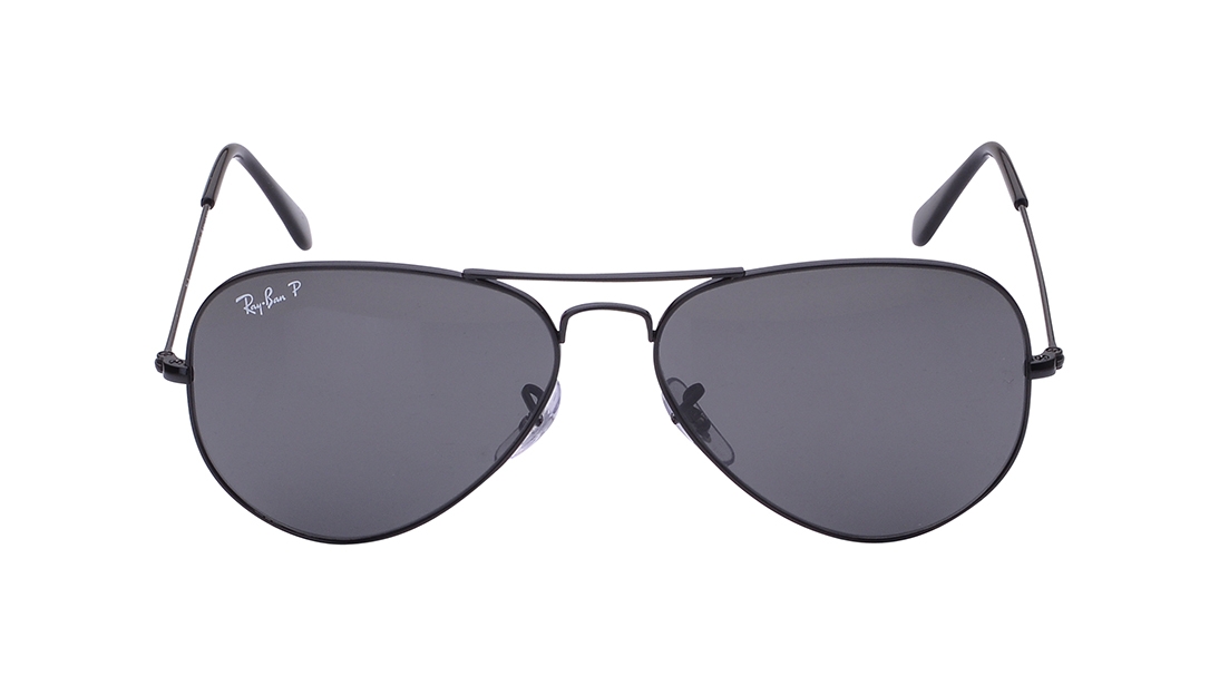 Image 1 of Black  Aviator Sunglasses for Men And Women from Rayban Available at Titan Eye+