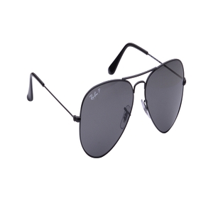 Image 2 of Black  Aviator Sunglasses for Men And Women from Rayban Available at Titan Eye+