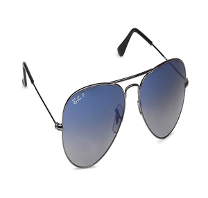 Image 2 of Blue Aviator Sunglasses for Men and Women from Rayban Available at Titan Eye+