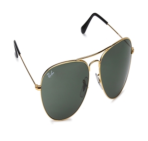 Image 2 of Green Aviator Sunglasses for Men from Rayban Available at Titan Eye+
