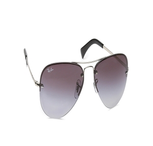 Image 2 of Grey Aviator Sunglasses for Men from Rayban Available at Titan Eye+