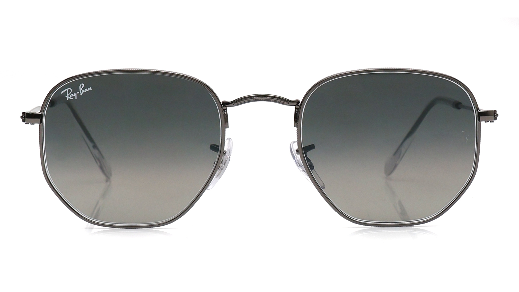 Image 1 of Grey Hexagon Sunglasses for Men And Women from Rayban Available at Titan Eye+