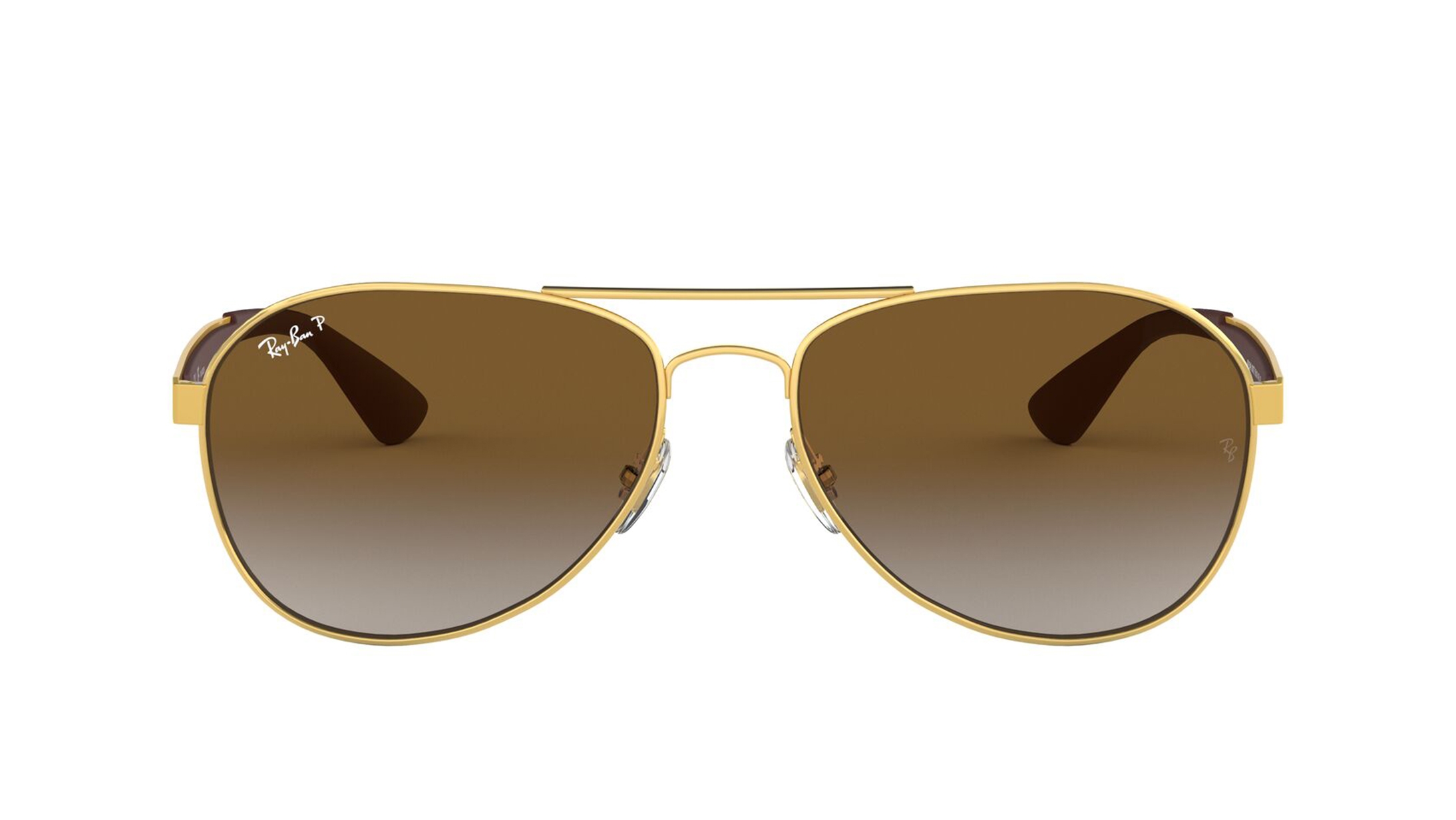 Image 1 of Green Aviator Sunglasses for Men And Women from Rayban Available at Titan Eye+