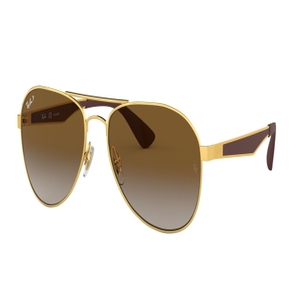 Image 2 of Green Aviator Sunglasses for Men And Women from Rayban Available at Titan Eye+