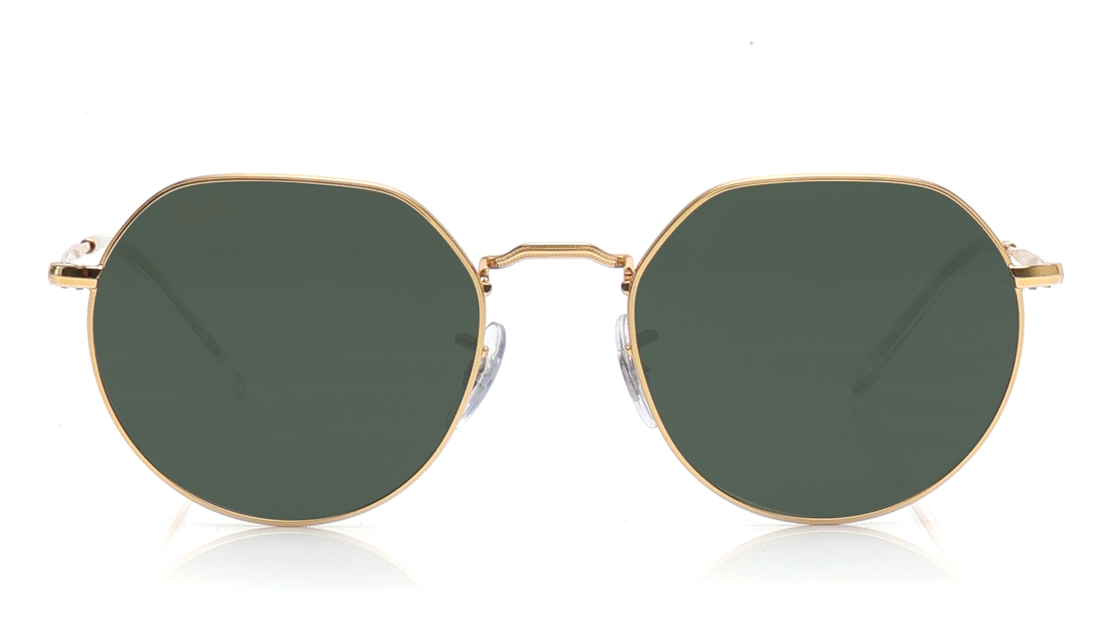 Image 1 of Green Irregular Sunglasses for Men and Women from Rayban Available at Titan Eye+
