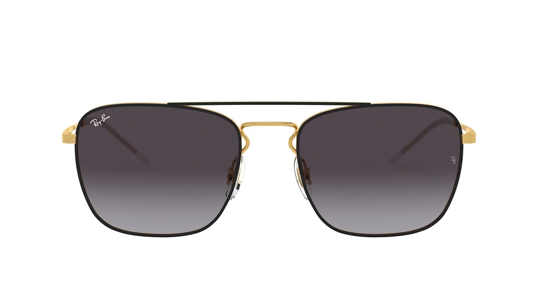 Image 1 of Black Navigator Sunglasses for Men from Rayban Available at Titan Eye+