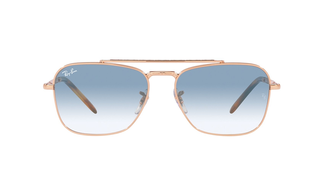 Image 1 of Blue Navigator Sunglasses for Men and Women from Rayban Available at Titan Eye+