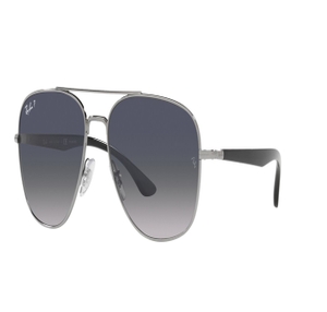 Image 2 of Blue Square Sunglasses for Men And Women from Rayban Available at Titan Eye+