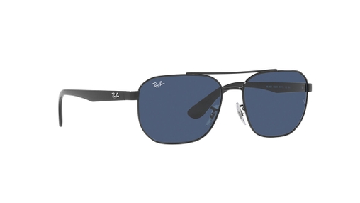 Image 2 of Blue Navigator Sunglasses for Men from Rayban Available at Titan Eye+