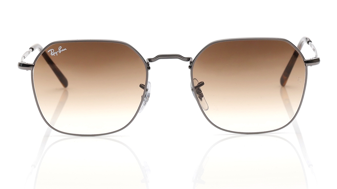 Image 1 of Brown Hexagon Sunglasses for Men and Women from Rayban Available at Titan Eye+